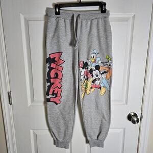Disney Mickey Mouse Sweats-Gray-Junior‎ M